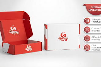 manufacture custom printed corrugated mailer boxes