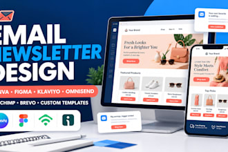 canva figma to klaviyo omnised mailchip brevo email template newsletter design