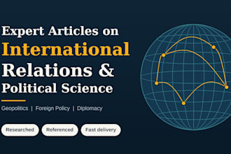 be your ir and political science researcher