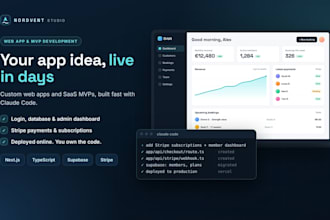 build your web app or mvp with claude code