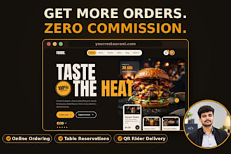 build a restaurant food ordering website with online ordering system