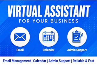 be your virtual assistant for email and admin support