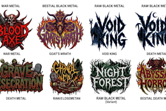 do war metal, bestial black metal, raw black metal logo