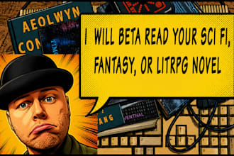 beta read your sci fi, cyberpunk, fantasy, or litrpg novel