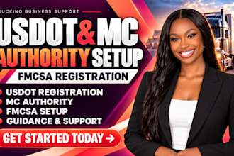 register your usdot, mc authority and fmcsa trucking business
