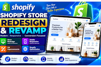 revamp and redesign your shopify store