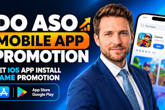 do mobile app promotion gain USA, UK IOS app install, app users, game promotion