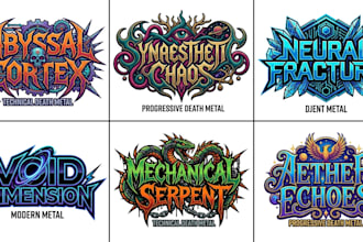 do technical death metal, progressive , modern metal logo