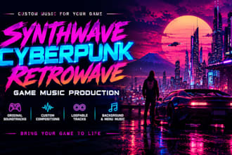 produce synthwave cyberpunk and retrowave game music in germany
