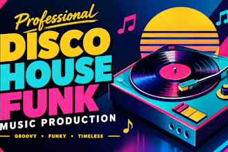 produce disco, city pop, funk, 80s professionally