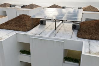 create a 3d solar model for sales and client presentations