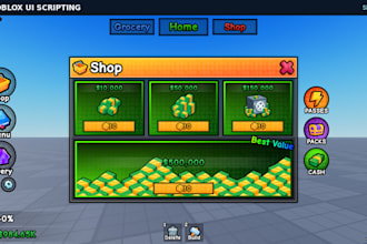 script your existing roblox UI buttons menus and hud