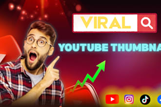 design professional youtube, shorts, and instagram thumbnails