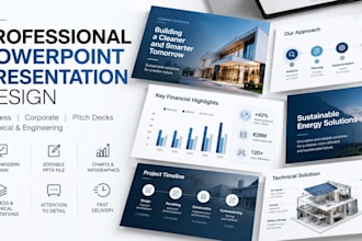 design a professional business powerpoint presentation