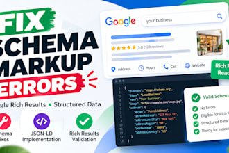 fix google rich results and schema markup errors