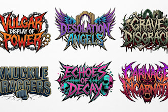design hardcore, beatdown, metalcore and deathcore logo