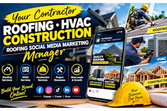 your contractor roofing hvac construction roofing social media marketing manager