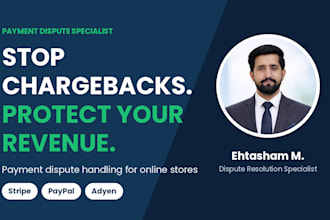 fight chargebacks and payment disputes