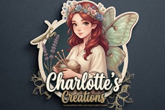make beautiful and unique butterfly logo for your business