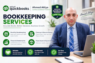 do quickbooks online bookkeeping, clean up, and bank reconciliation