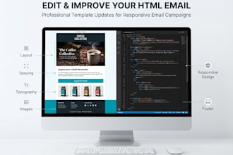 edit existing HTML email template