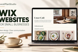 design and build a professional wix website