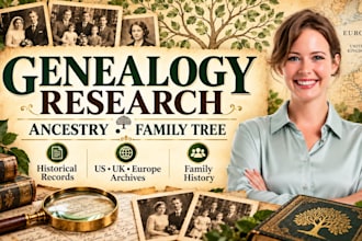 research genealogy ancestry family tree historical records us uk europe archives