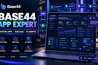 build a custom base44 app base44 b2b saas base44 superagent base44 ai agent