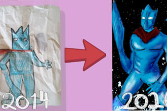 redraw your original character