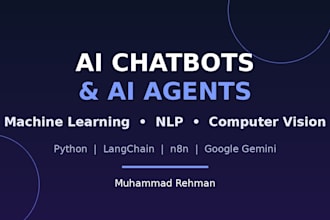 build custom ai chatbots and ai agents with ml