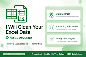clean excel data, remove duplicates, fix messy spreadsheet