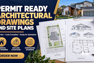 create permit ready architectural drawings and blueprints