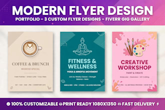 design modern minimalist instagram flyer and business banner