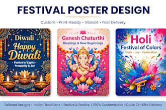 indian festival poster invitation card