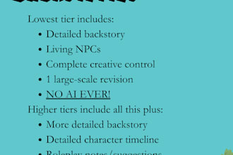 write you a detailed dnd character backstory