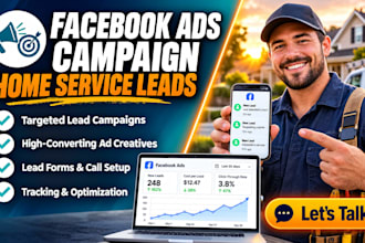 run facebook ads campaign for home service business lead generation