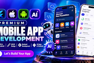 develop ai mobile app creation ios android flutter app developer ai app creation