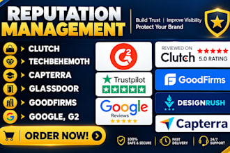 review your clutch profile for clutch online reputation management and g2