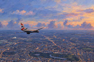 a custom aviation painting from your idea