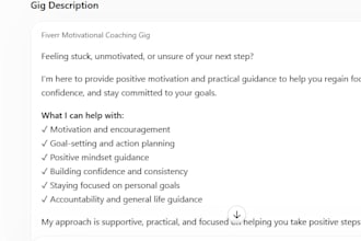 provide motivational coaching and positive mindset guidance