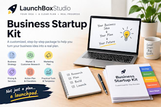 create a customized business startup kit for your new business