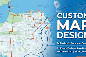 create professional, accurate, and visually appealing custom maps