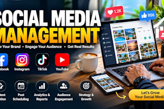 manage your social media and create engaging content