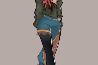 create full body illustrations of your characters