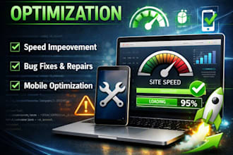fix or optimize existing websites