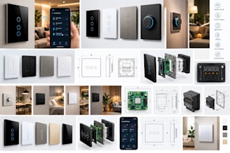 design smart switch, smart home and iot products