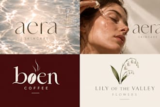design a chic minimalist aesthetic logo for your brand