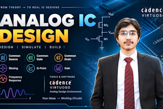 do analog ic design cmos layout and gdsii projects