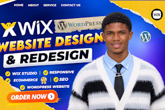 design a wordpress header and footer with elementor