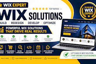 do wix website redesign wix website design wix business website wix development